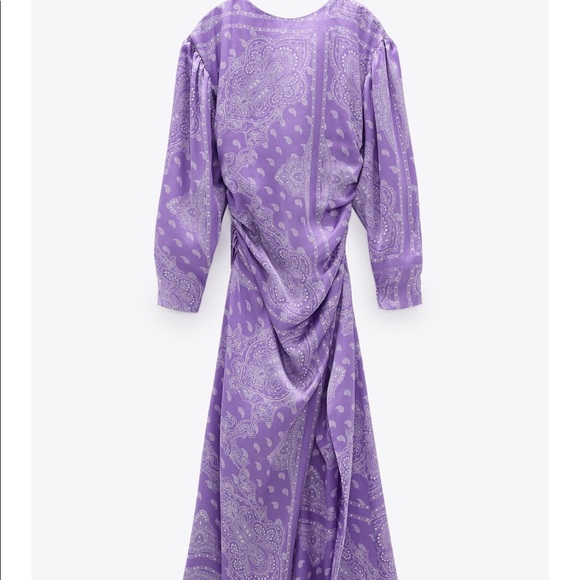 Zara Print MIDI Dress - Picture 6 of 8